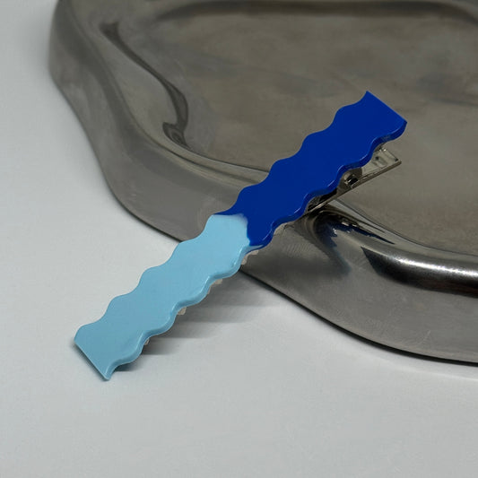 Blue Raspberry Mousse-Hair Clip