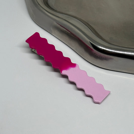Raspberry Mousse-Hair Clip