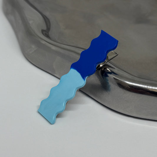 Blue Raspberry Mousse-Mini Hair Clip