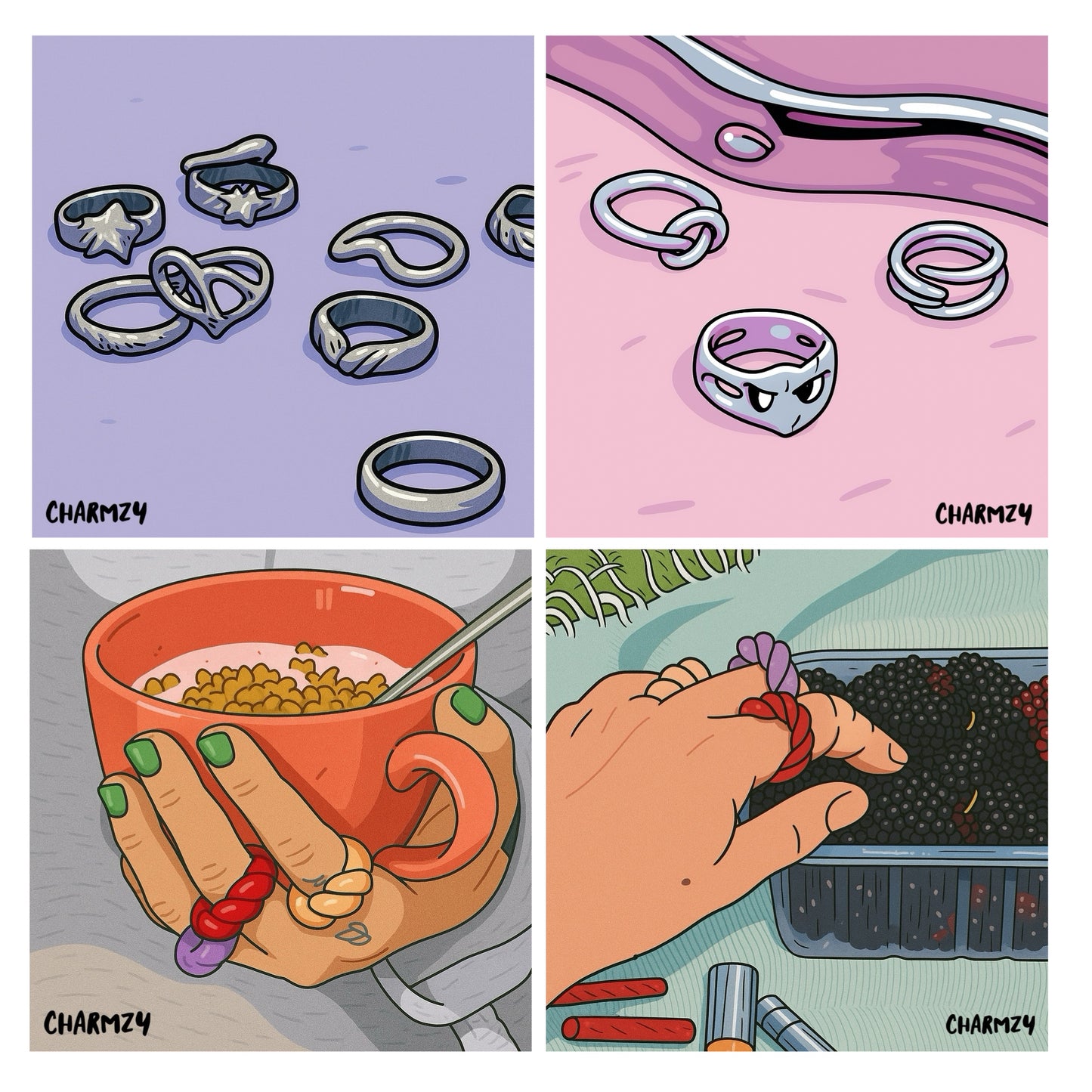 Charmzy Limited Sticker Pack