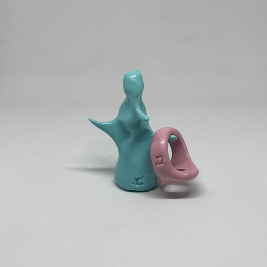 Aqua Mini Ring Holder