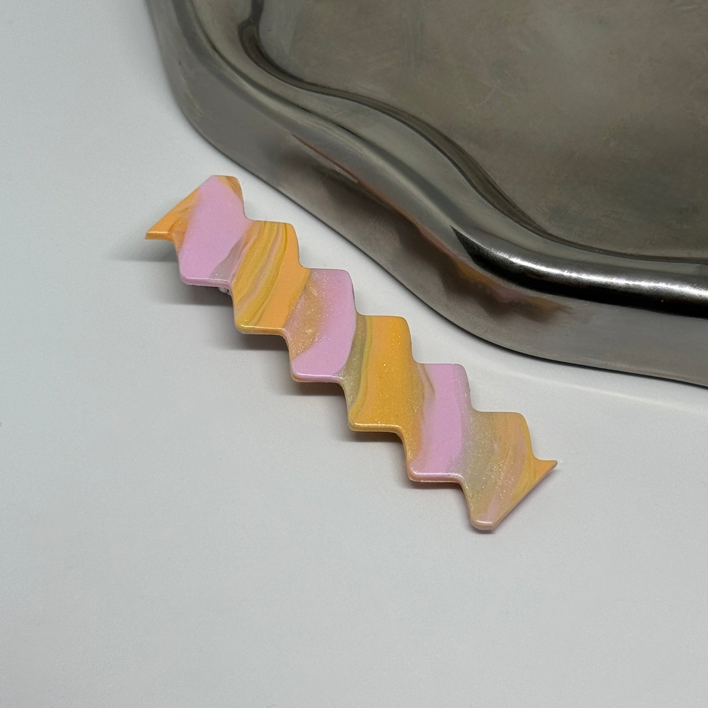 Peachy-Hair Clip