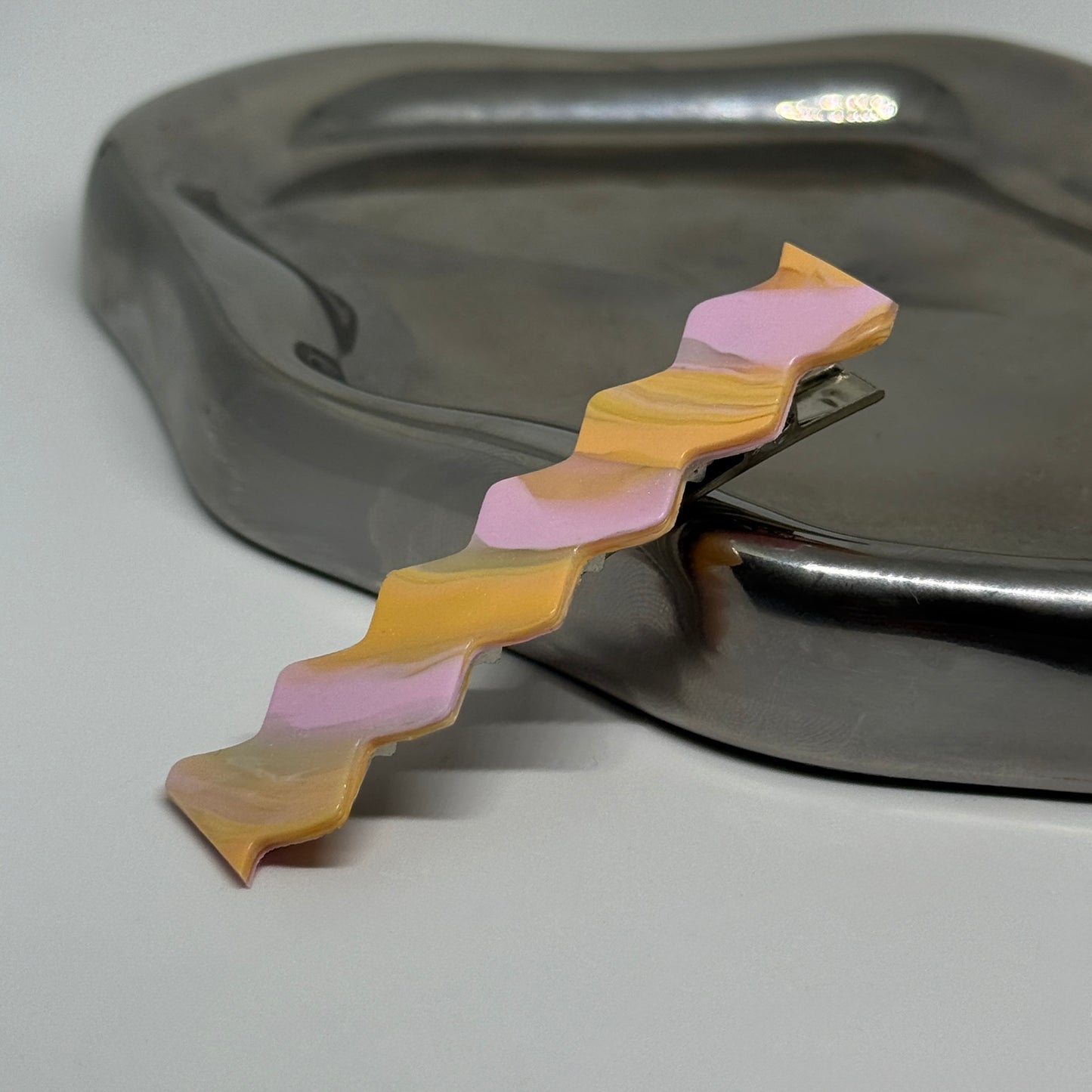 Peachy-Hair Clip
