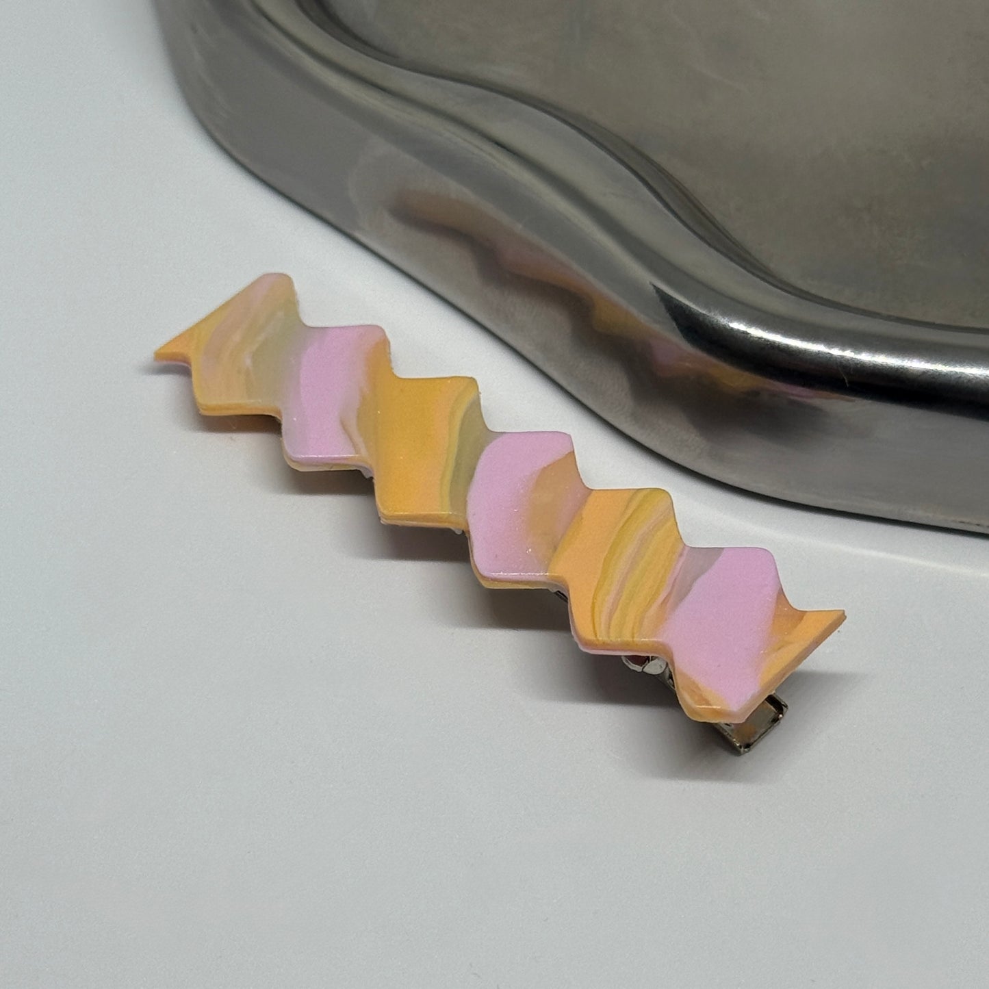 Peachy-Hair Clip