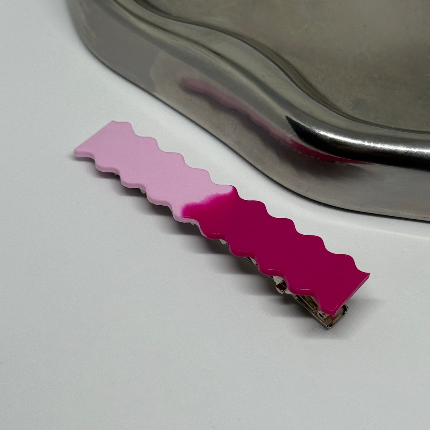 Raspberry Mousse-Hair Clip