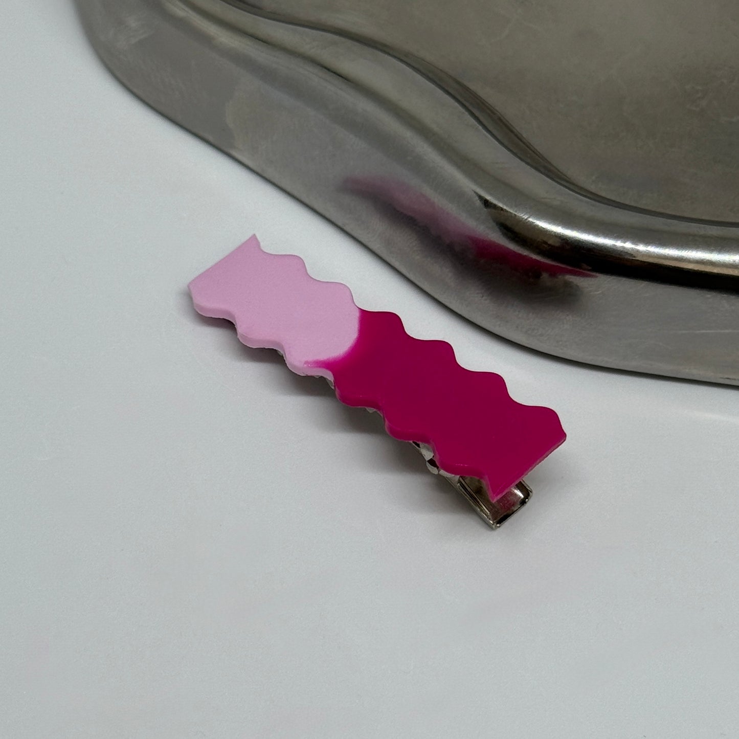 Raspberry Mousse-Mini Hair Clip
