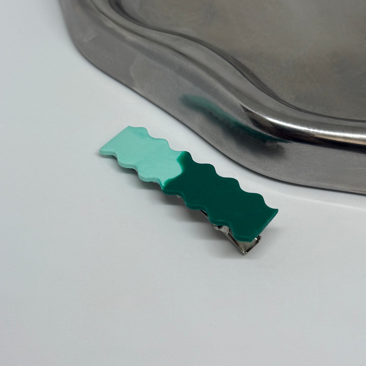 Matcha Mousse-Mini Hair Clip