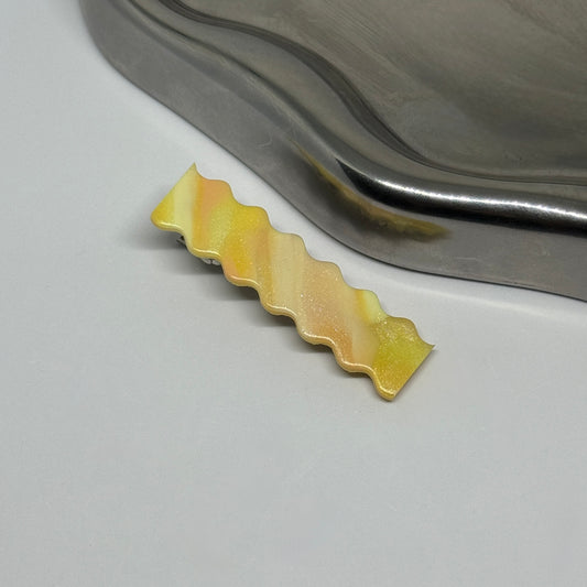 Papaya-Mini Hair Clip