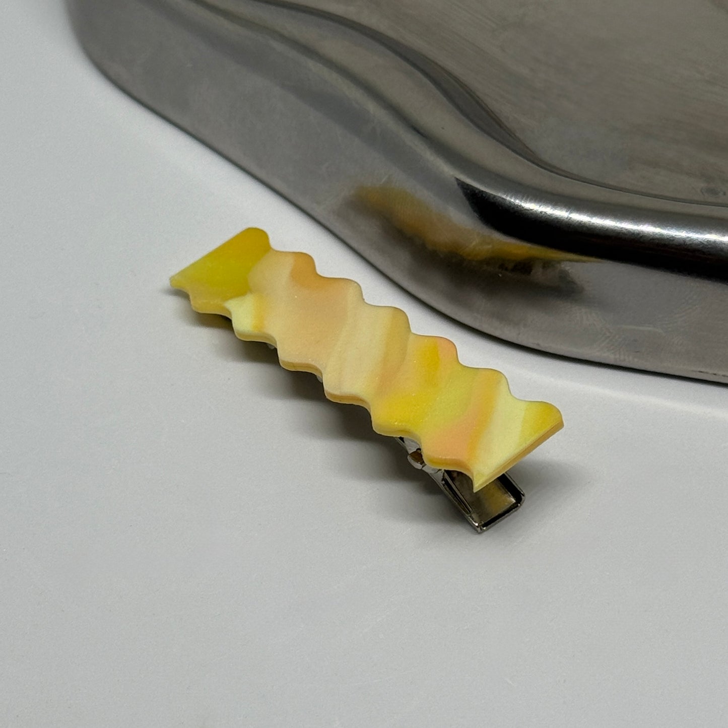 Papaya-Mini Hair Clip